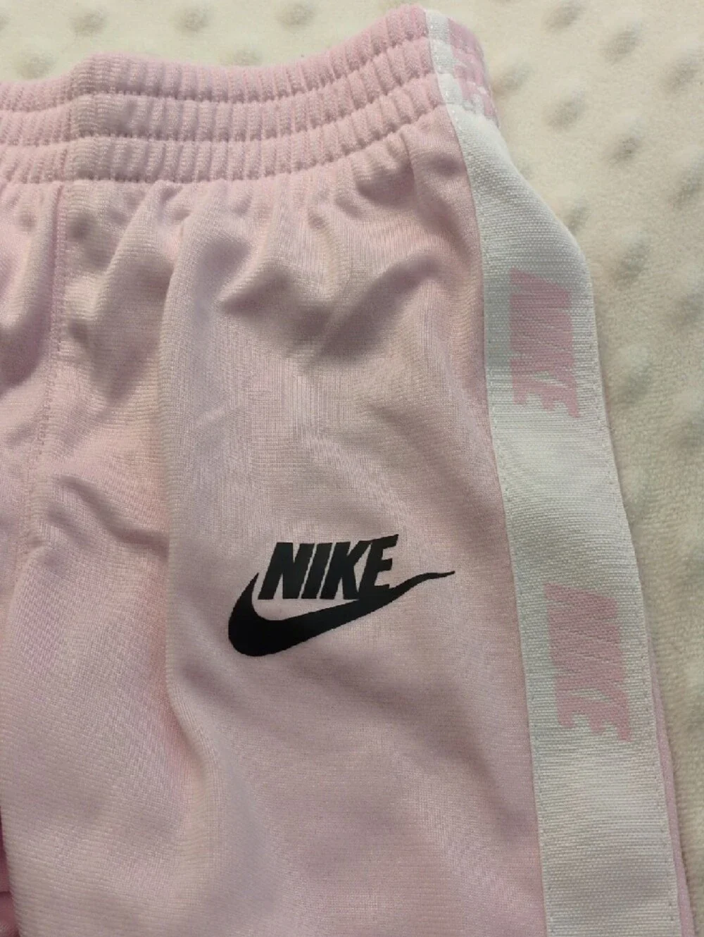 Nike Light Pink Girls' 2-Piece Track Set with Black Swoosh, 12 NWT - Picture 11 of 12
